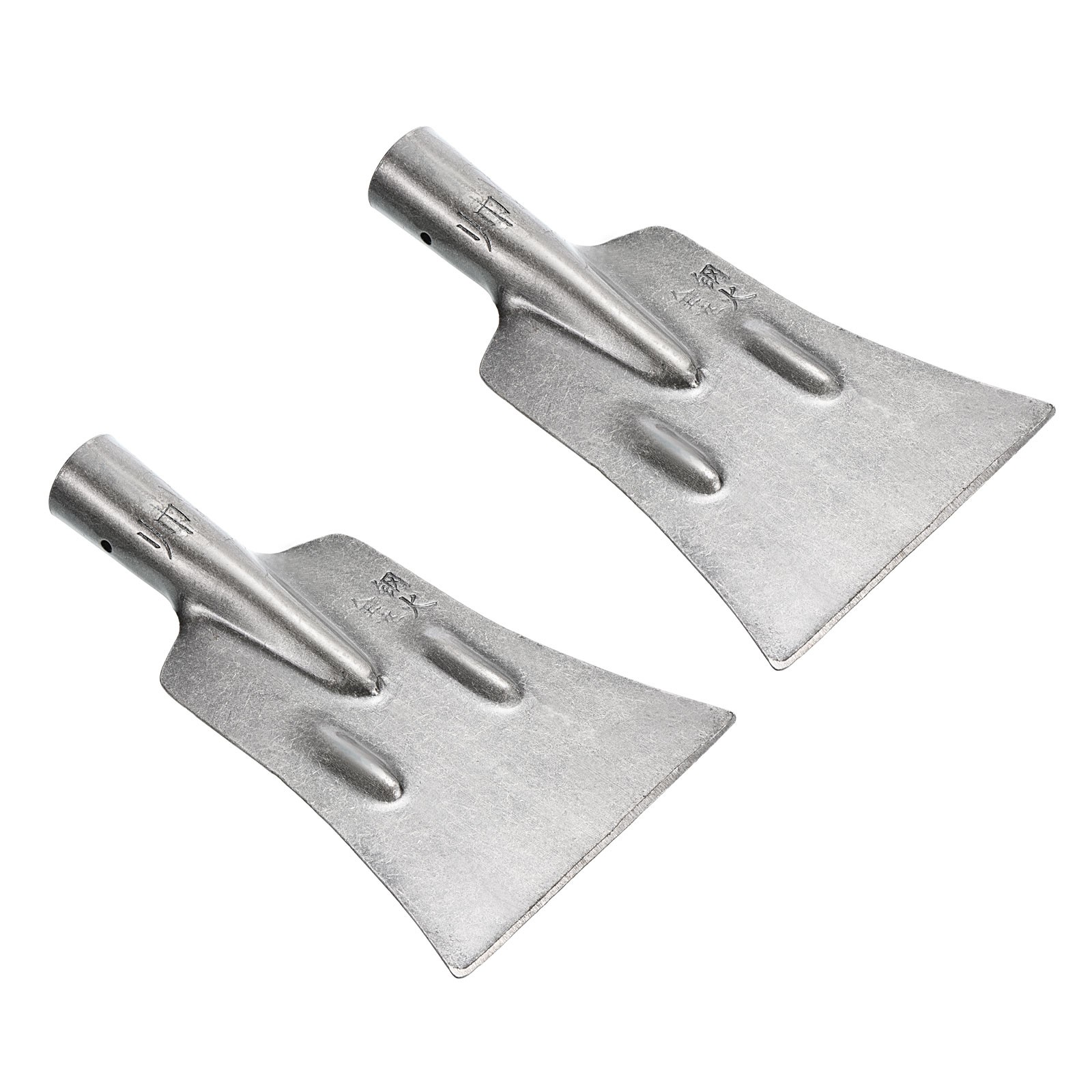 2Pcs 10 Inch Garden Shovel Cleaning Spade Weeding Shovel Steel Flat Ice Shovel