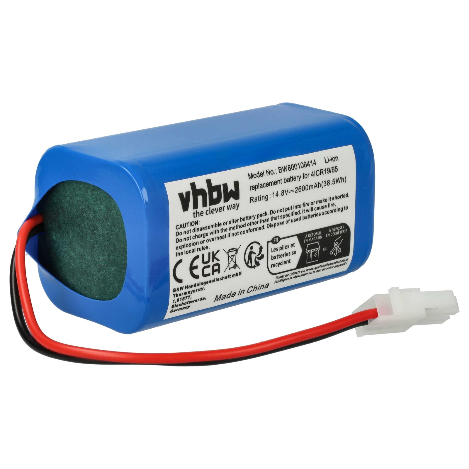 Battery for iLife V5 V5s X3 V7 V7s Plus X620 V7s Pro V5 Pro V3 2600mAh 14.8V