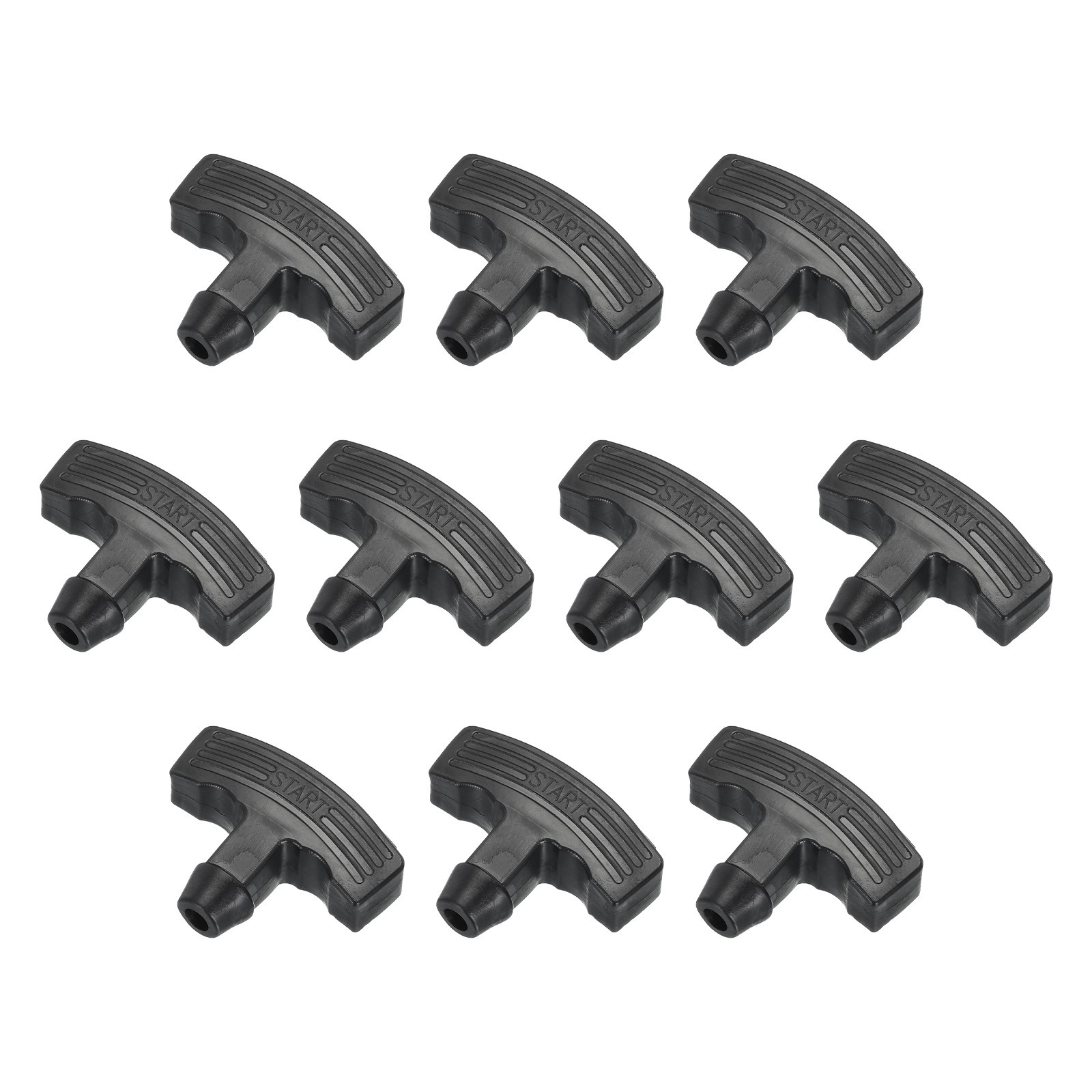 Recoil Handle Pull Starter 2.95"x2.28"x0.94" Generator Starter Black 10Pcs