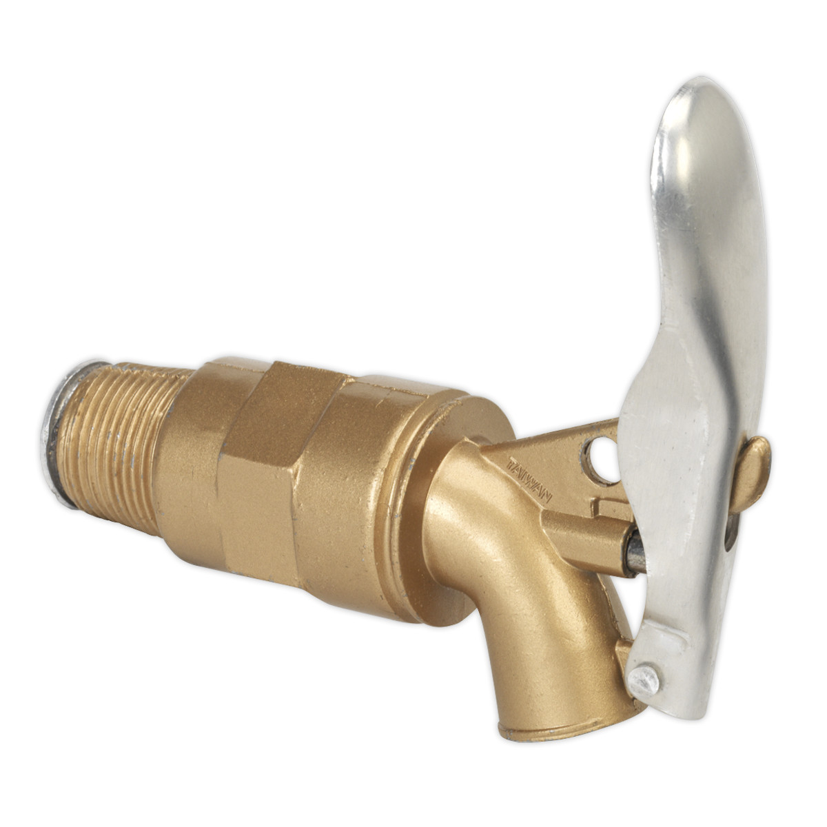 Sealey Water Butt Drum Tap 3/4" BSP Thread Auto Release Brass Alloy Body TP123