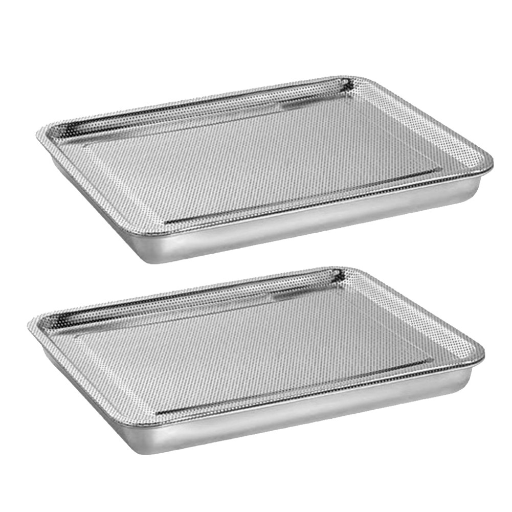 Stainless Steel Sprouts Growing Kit Trays 2-Tier 10.4 Inch, Microgreens5546