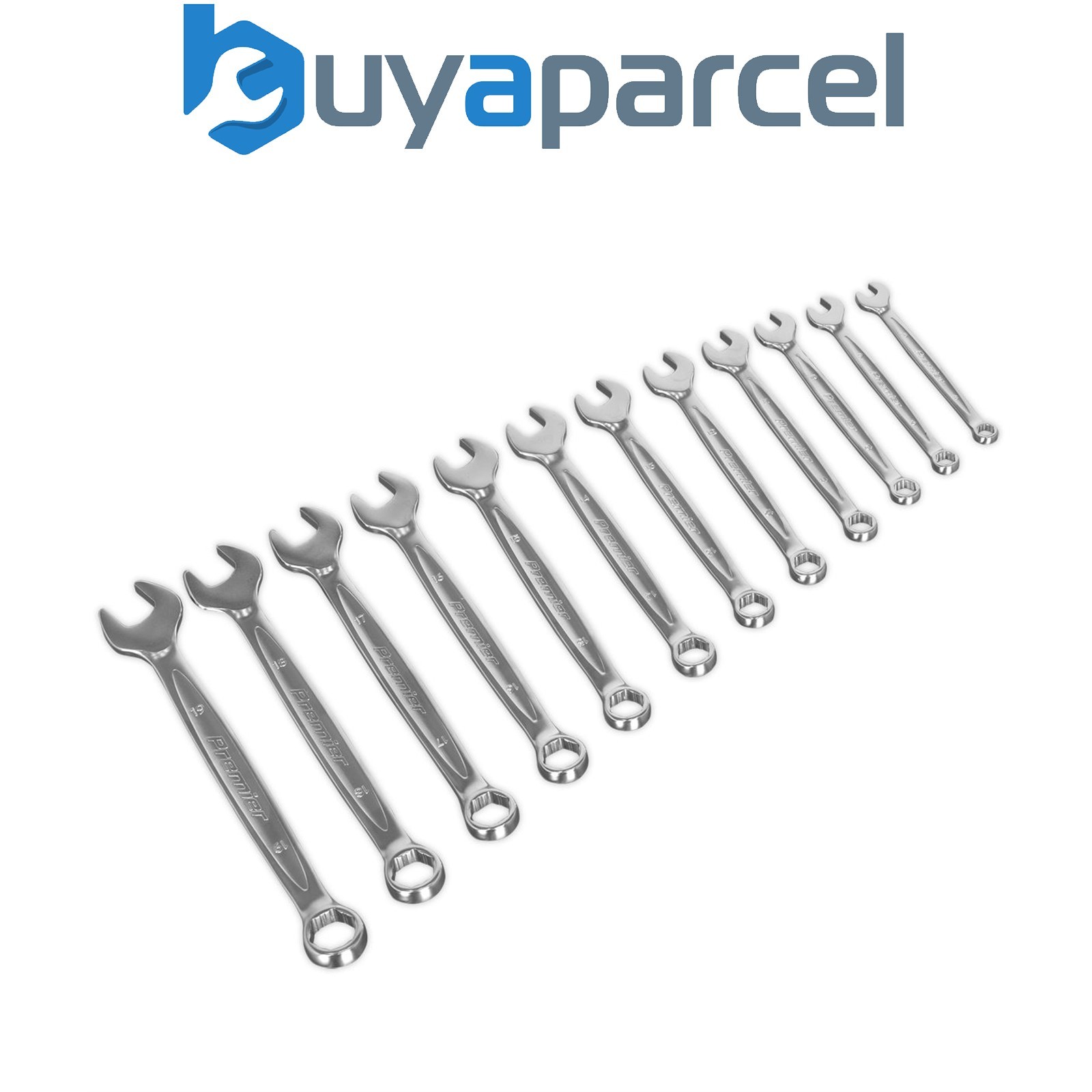 Sealey AK63921 Premier Lock-On Combination Spanner Set 12pc