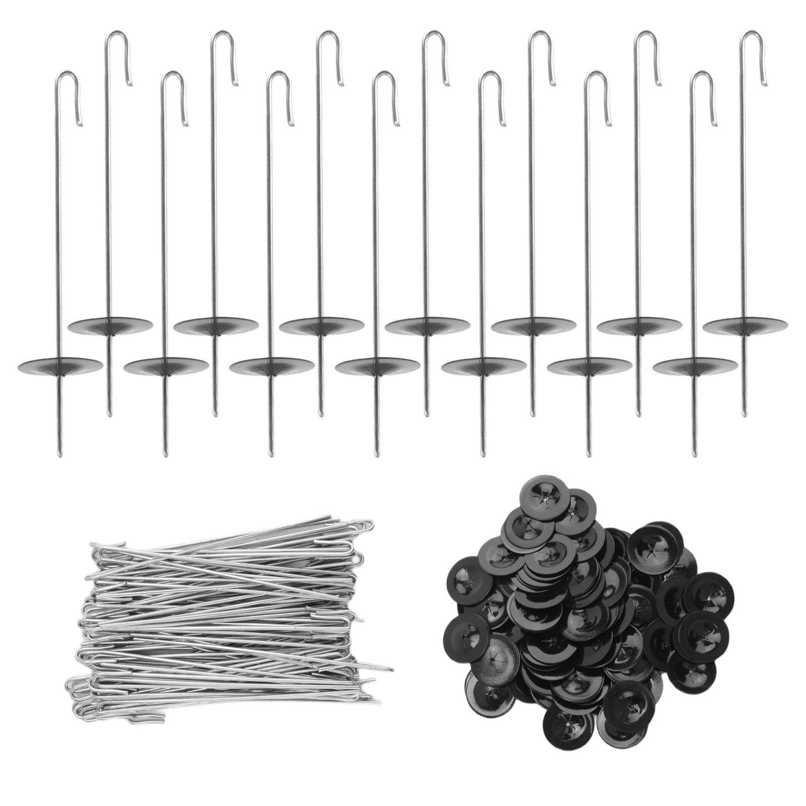 100 Packs Solar Panel Guard Clips, Stainless Steel Wire Fence Fasteners6240