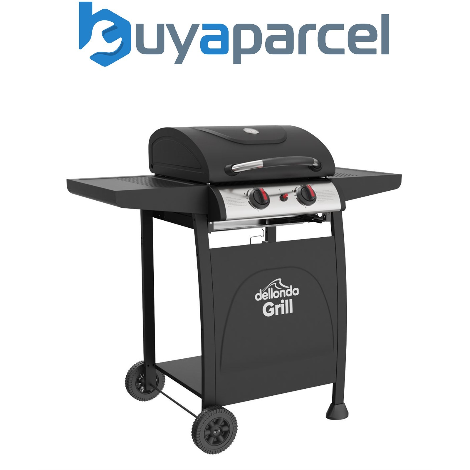 Sealey DG13 Dellonda 2 Burner Gas BBQ Grill with Piezo Ignition & Thermometer