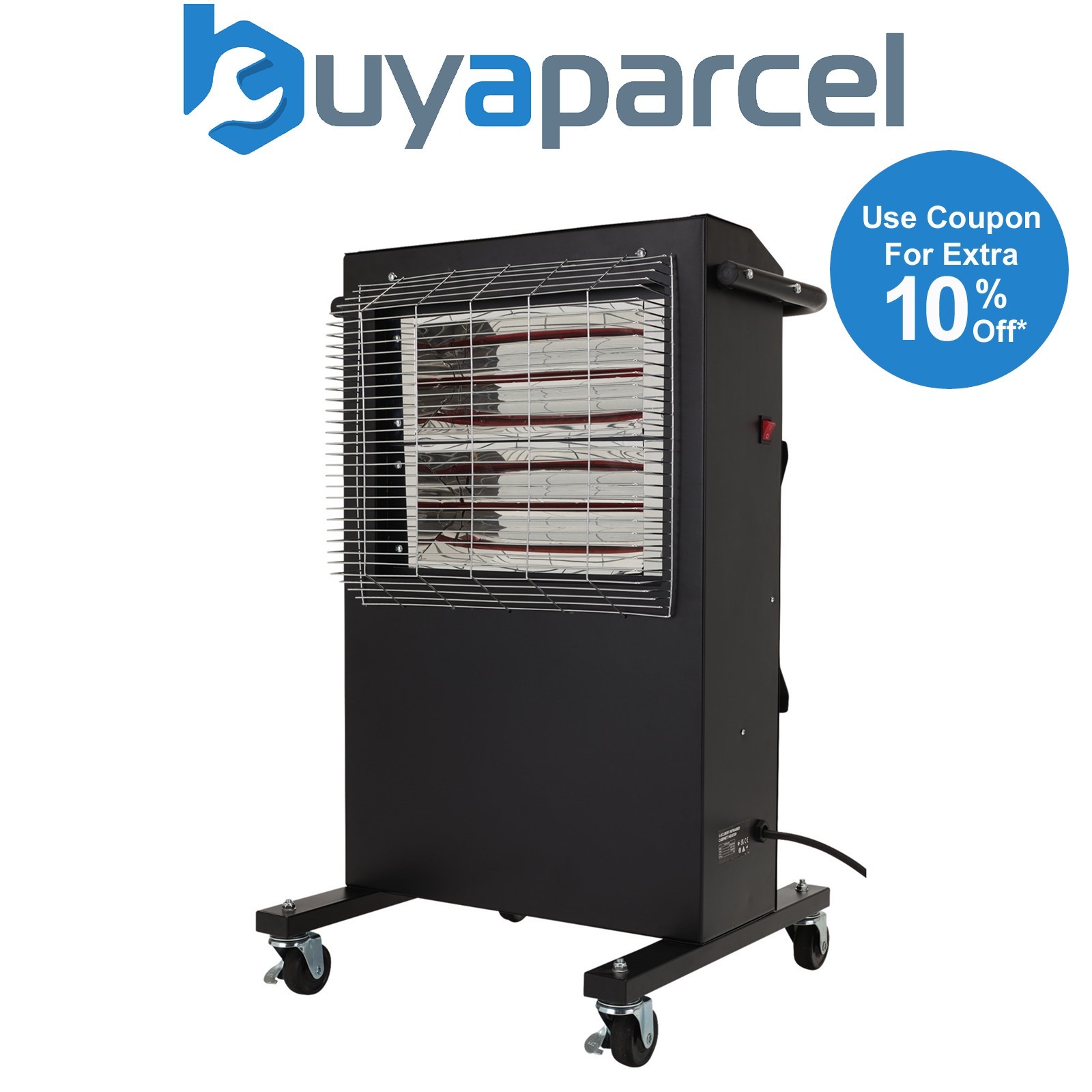 Draper 04746 110V Infrared Cabinet Heater, 2.4kW, 8188 BTU