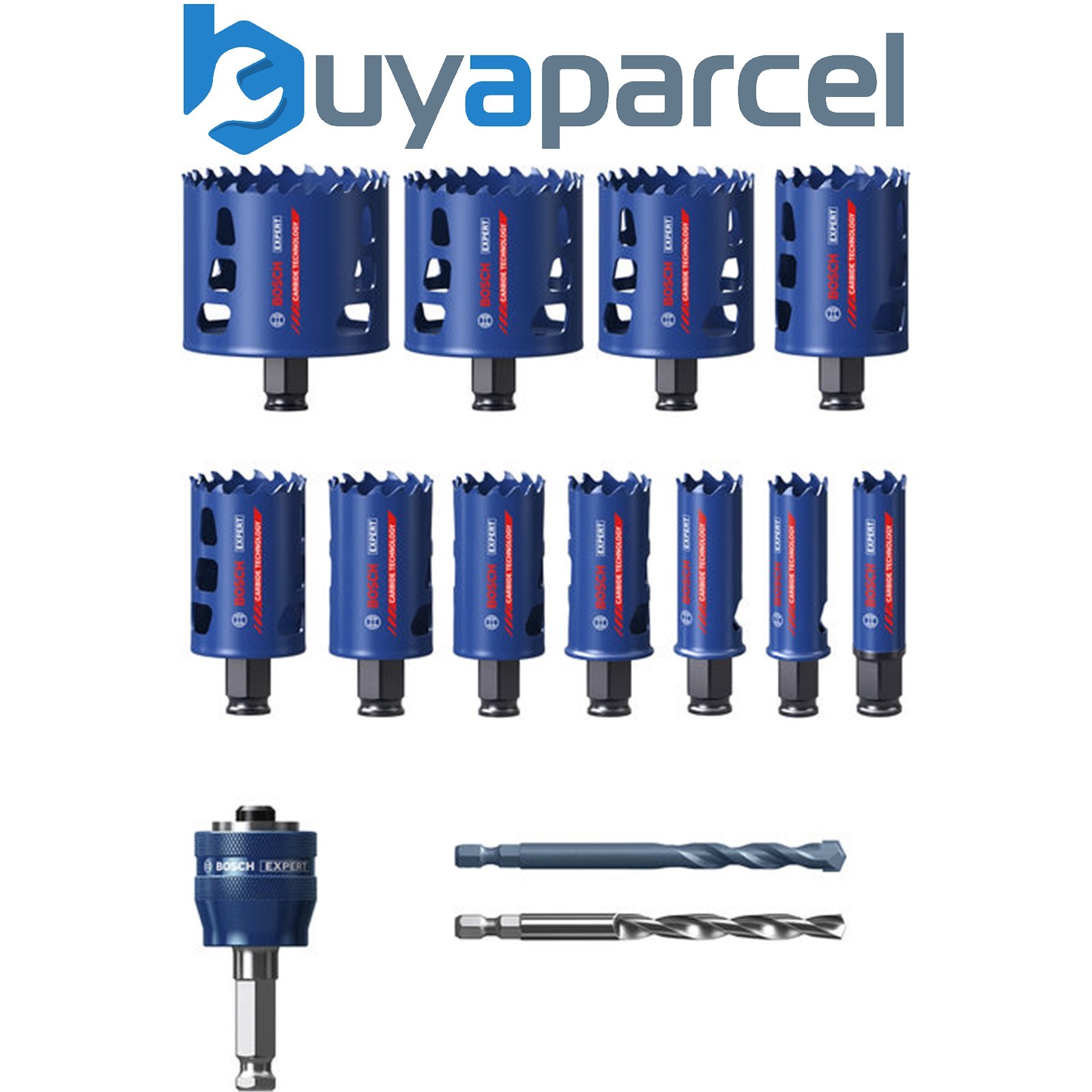 Bosch EXPERT Multi Material Power Change Plus Hole Saw Set 14 pcs 2608901909