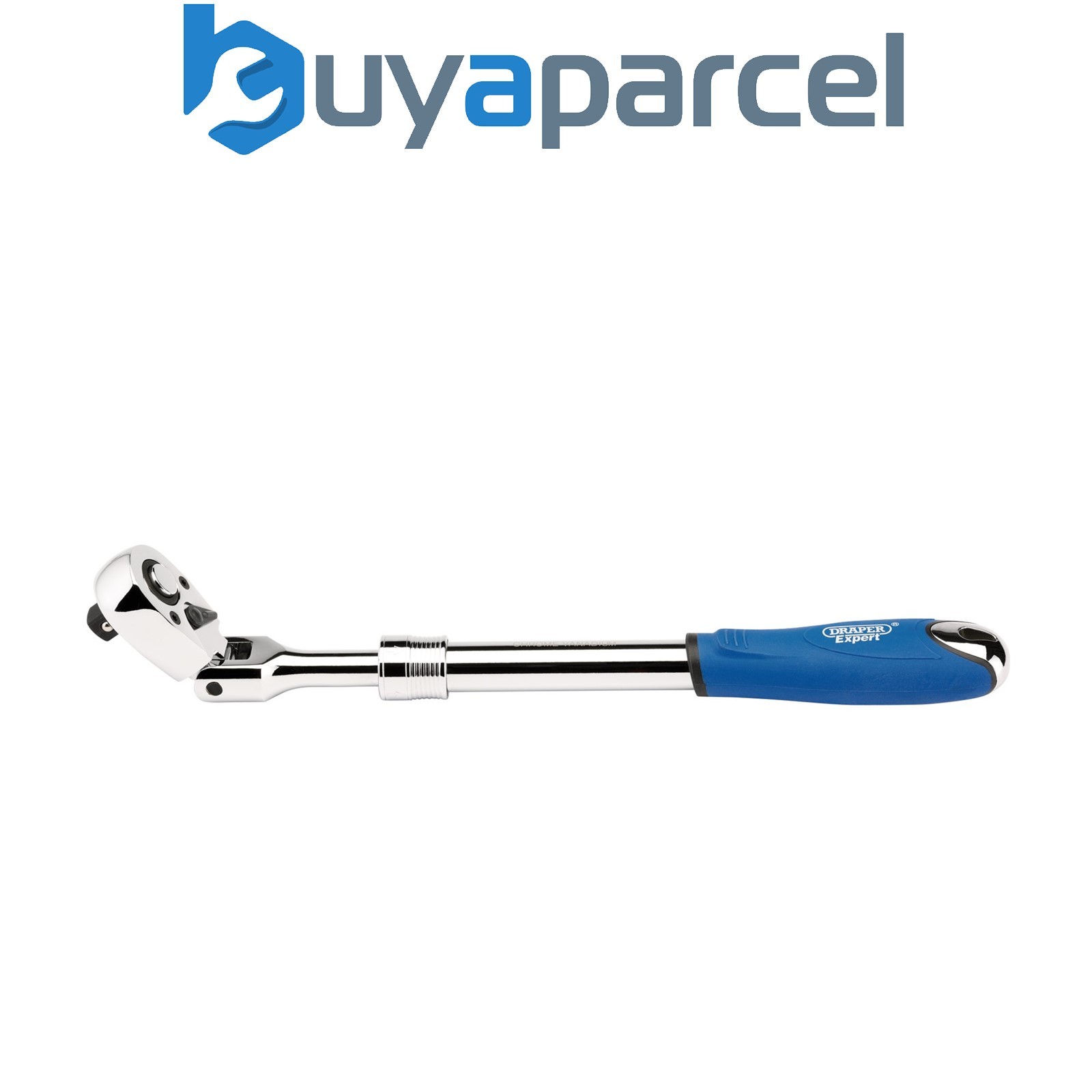 Draper 26817 Draper Expert Flexible Head Extending Reversible Ratchet, 1/2" Sq.