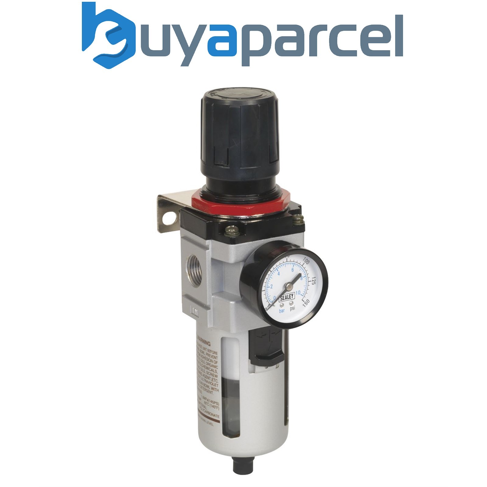 Sealey SA4001FR High Flow Air Filter/Regulator with Gauge