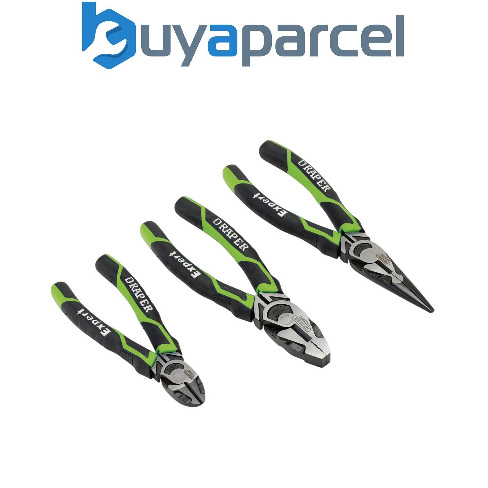 Draper 28035 Draper Expert High Leverage Plier Set, Green (3 Piece)