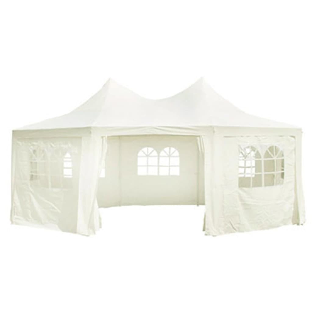 vidaXL Garden Tent Cover Cream 6 x 4.5 x 3 m Fabric, Garden and Terrace, Octagon