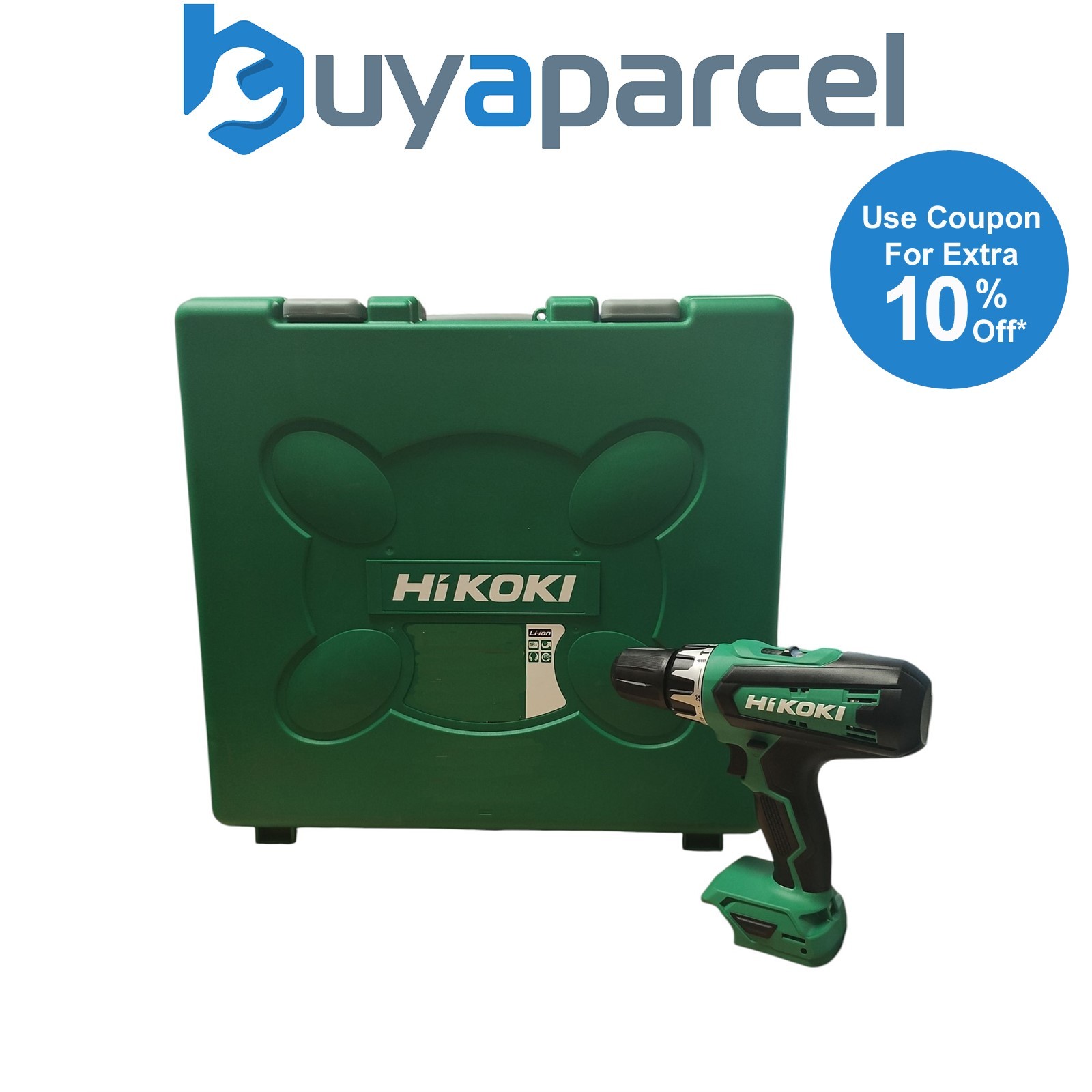 HiKOKI DV18DFX Combi Drill 18V Cordless 2 Speed Compact Drill BARE UNIT + Case