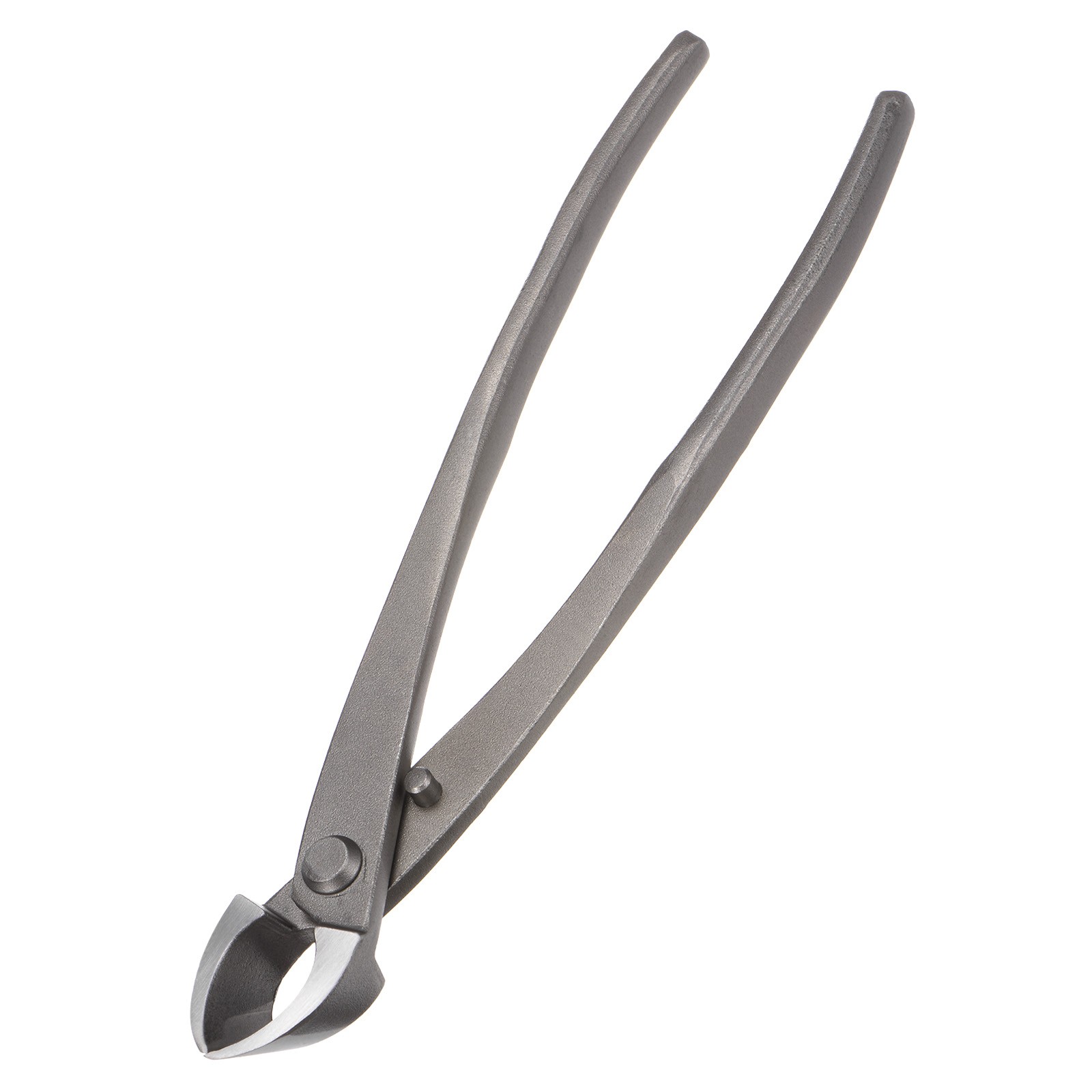 Bonsai Tool - 8.3" High Carbon Steel Concave Cutter, Applying to Garden (Gray)