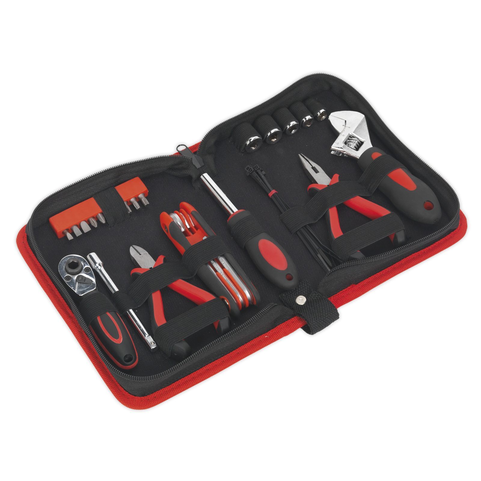 1x 28 Piece Sealey Motorcycle Underseat Toolkit - MS164