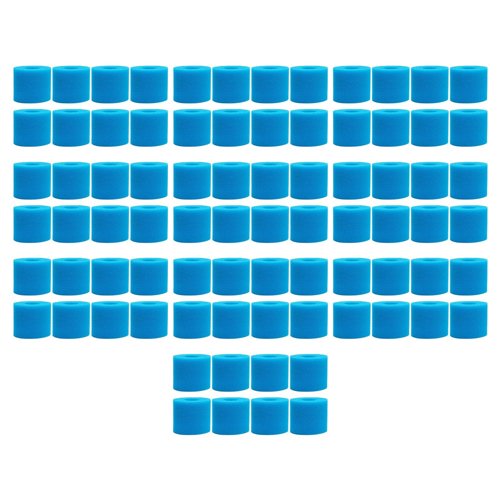 80 PCS Pool  for Type H,Replacement Swimming Pool Foam Sponge 7867