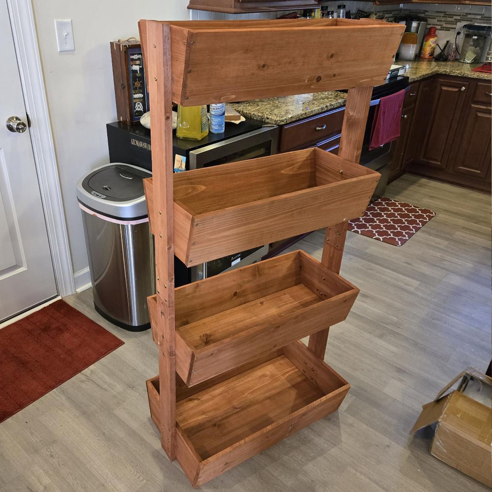 XL Large Raised Garden Bed Heavy Duty Thicken Solid Wood Vertical Garden Planter