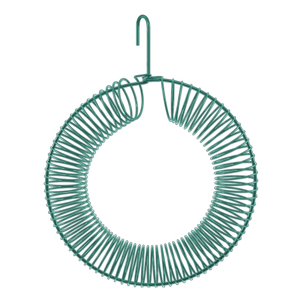 3X(Peanut Wreath Bird Feeder 16 Inch, Rust & , Solid Steel Durables Whole7201