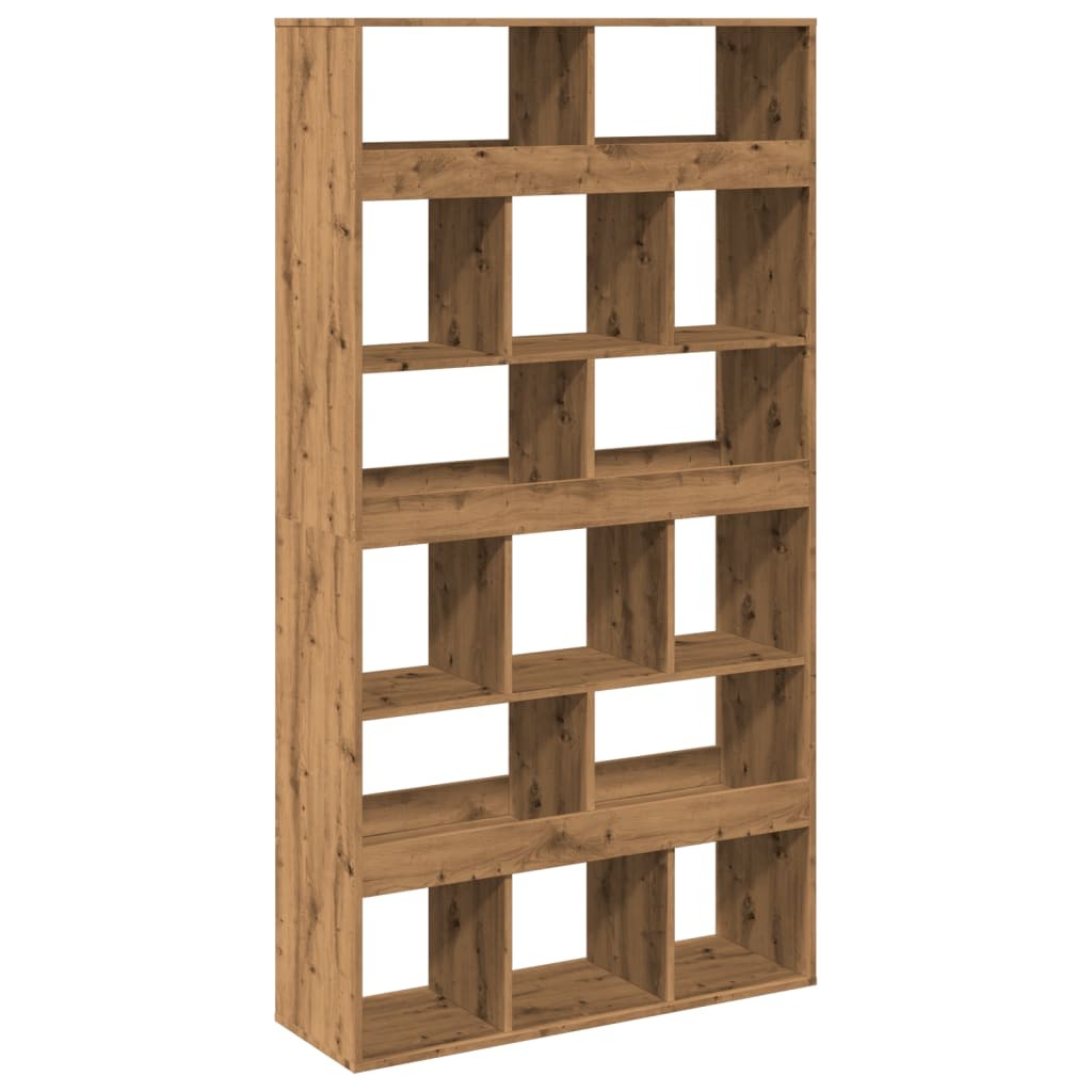 Room Divider Privacy Screen Partition Artisian Oak Engineered Wood vidaXL