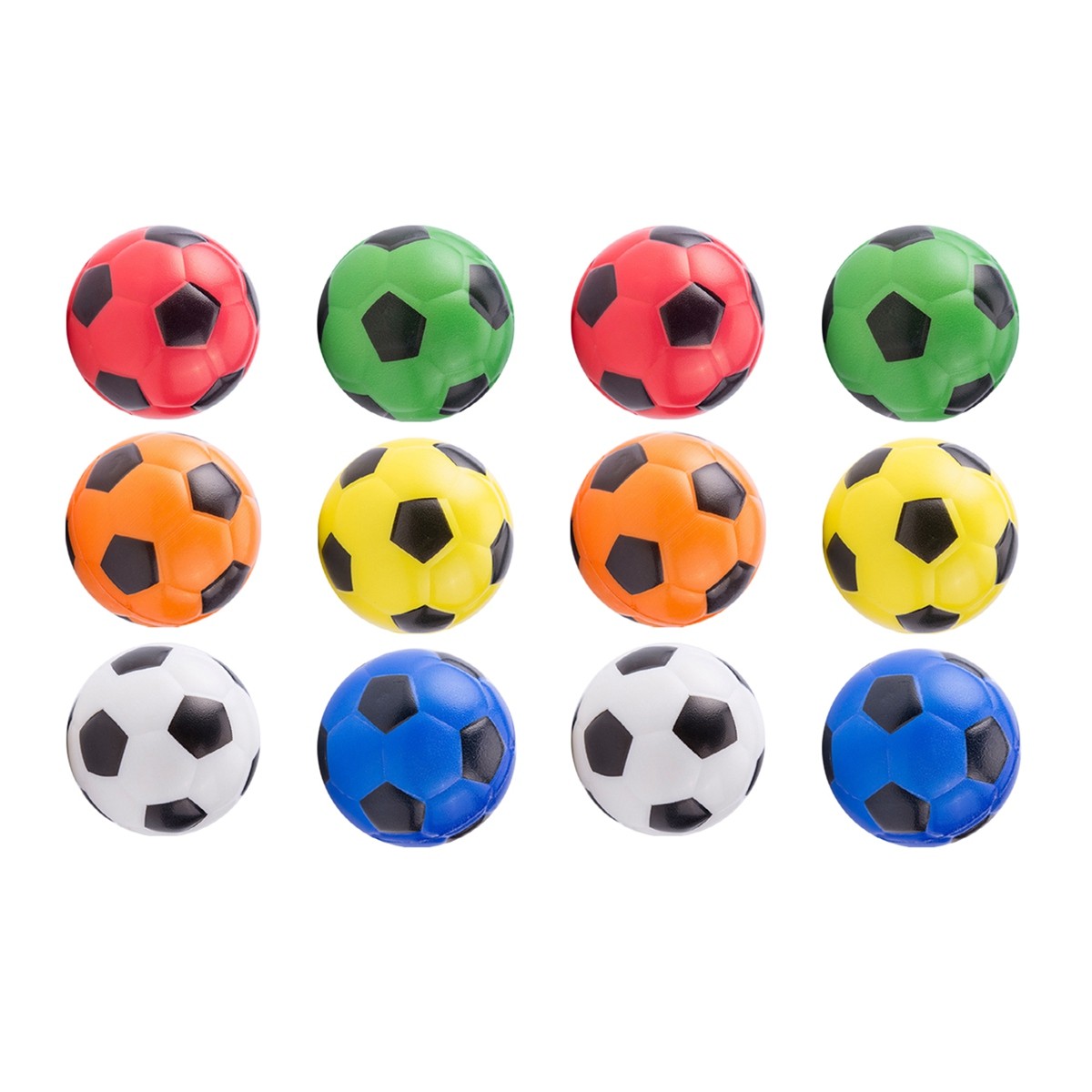 10X(12Pcs Hand Football Exercise Soft Elastic Stress Reliever Kid Small 6206
