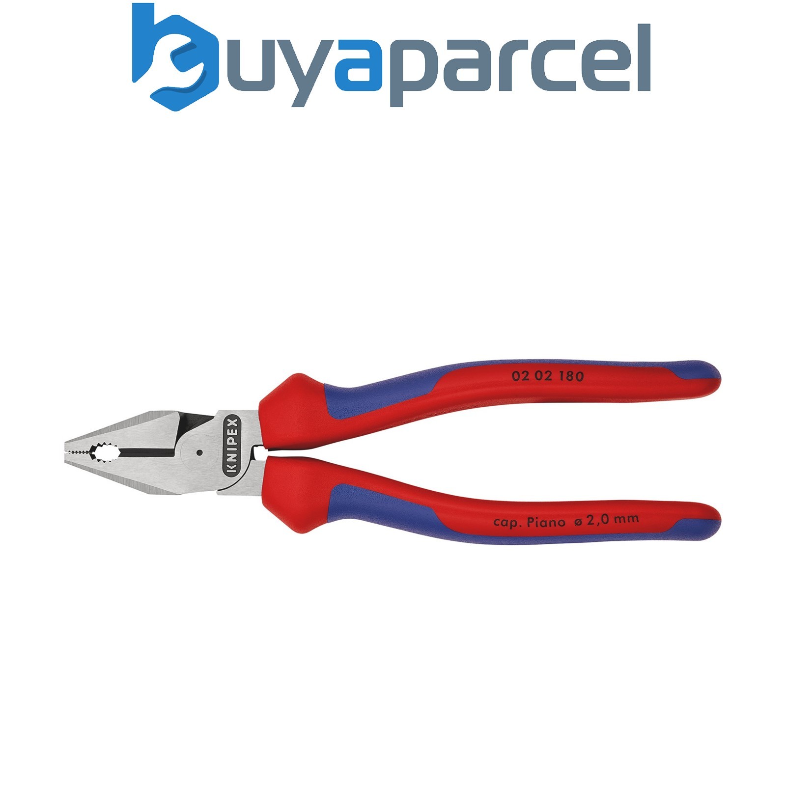 Draper 49172 KNIPEX 02 02 180 SB High Leverage Combination Pliers, 180mm