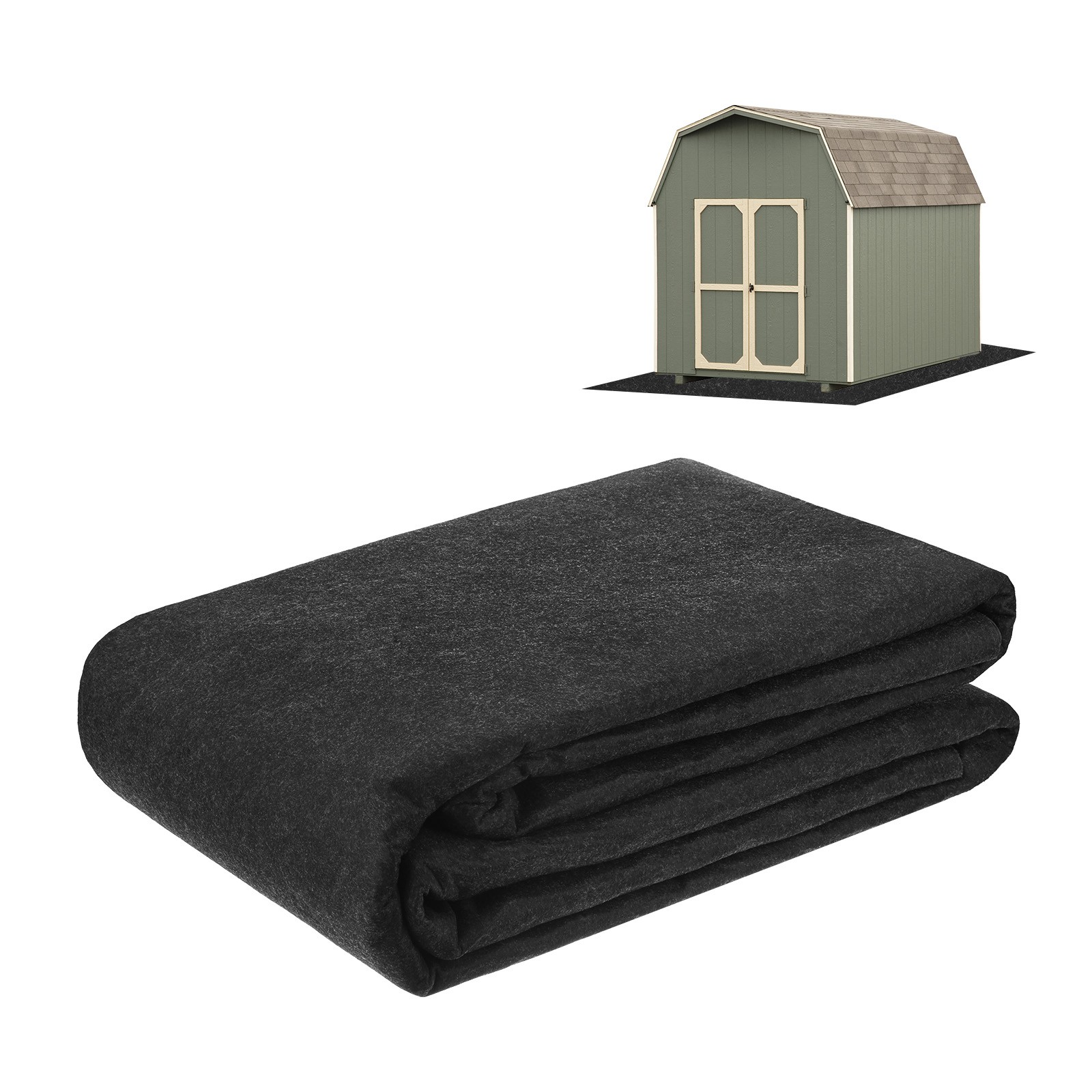 Outdoor Storage Shed Mat, 2438x2438mm Non Slip Waterproof Carport Protect Pad