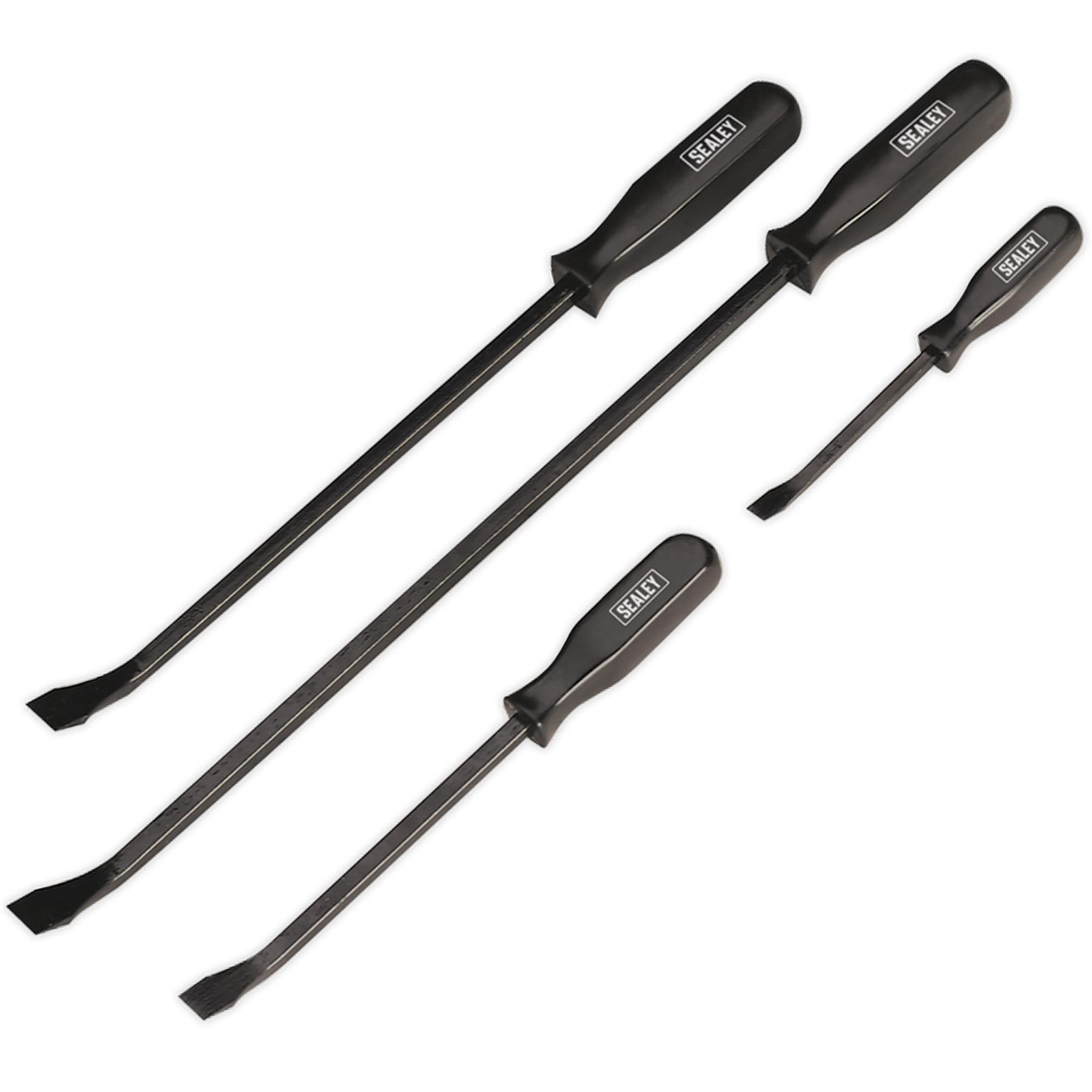 Sealey AK206 Pry Bar Set 4pc Heavy-Duty with Hammer cap