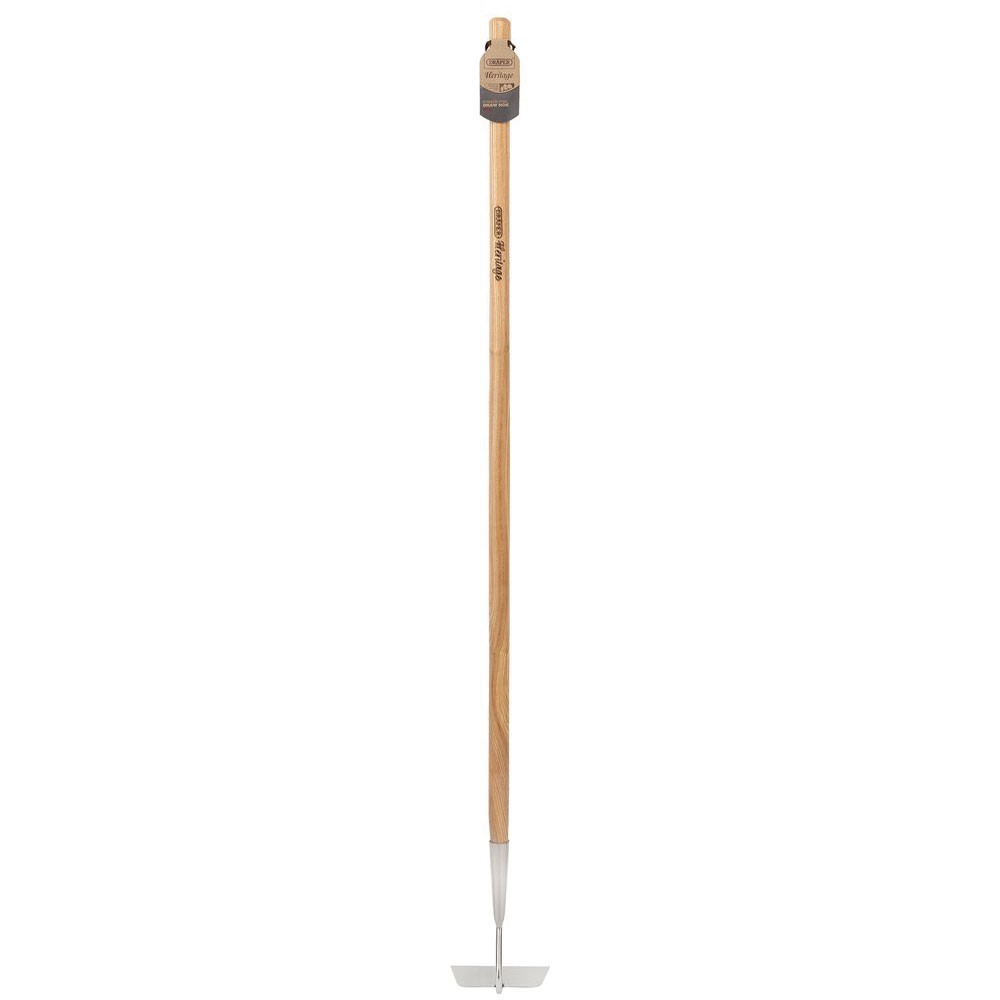 Draper 99018 Heritage Stainless Steel Draw Hoe with Ash Handle