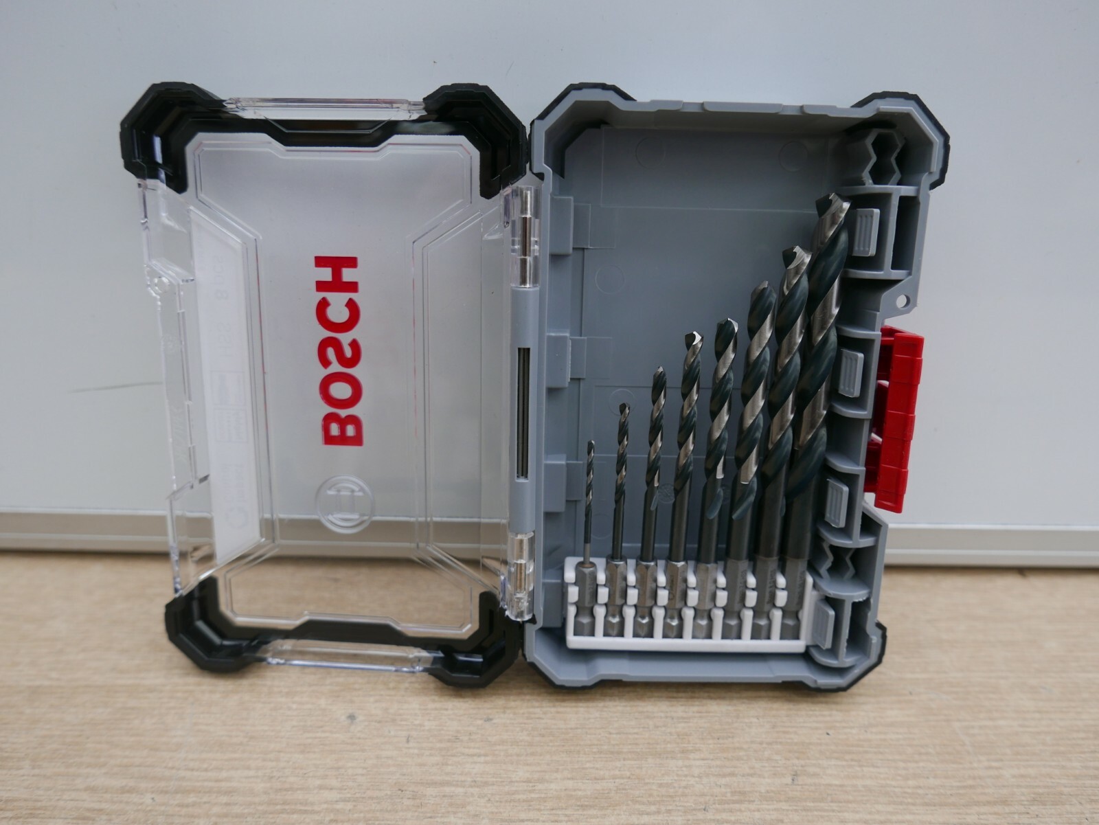 BOSCH 8PCE 2MM - 10MM 1/4" HEX HSS-G METAL IMPACT DRILL BIT SET 2608577146