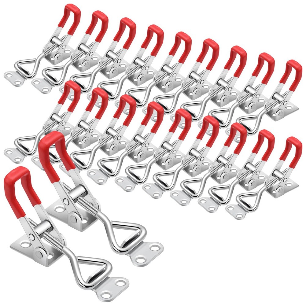 36Pcs Adjustable Toggle Clamp Pull 4001 Heavy Duty Lock Metal Door5171