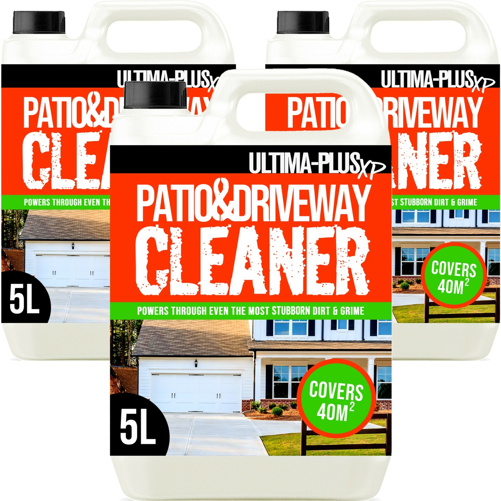 Ultima Plus Patio Driveway Brick Cleaner 15L Mould Algae Moss Kill 25% Stronger
