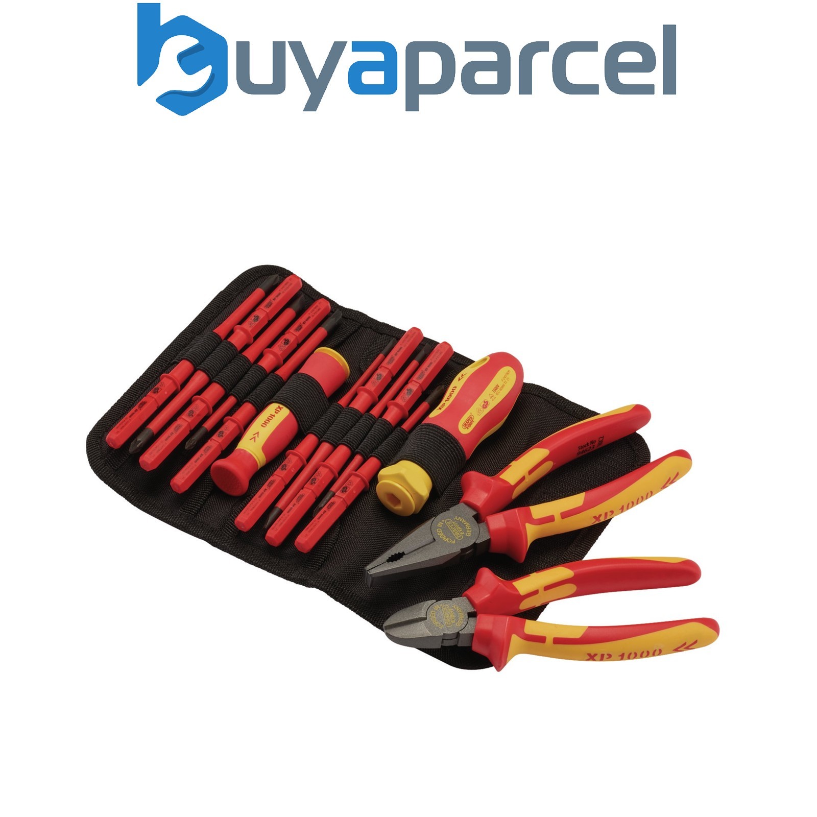 Draper 94860 XP1000 VDE Slimline Interchangeable Screwdriver and Pliers Set (14