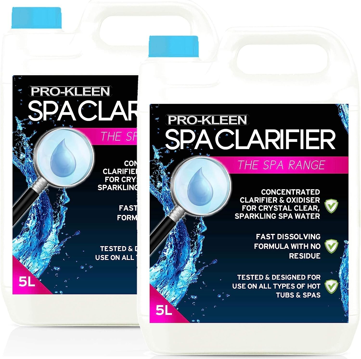 ProKleen Spa Whirlpool Hot Tub Clarifier Pool Cleaning Chemicals Clear Water 10L