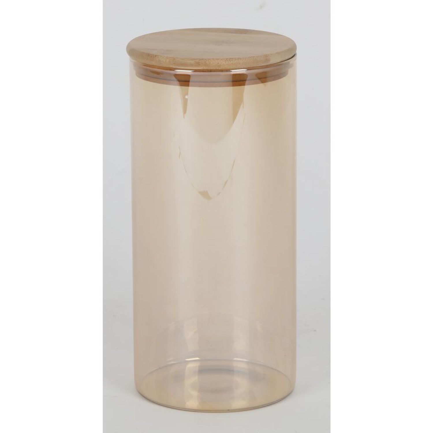 6x Storage Jar Bamboo Lid 2.5L Vessel Box Container Storage Muesli Noodles