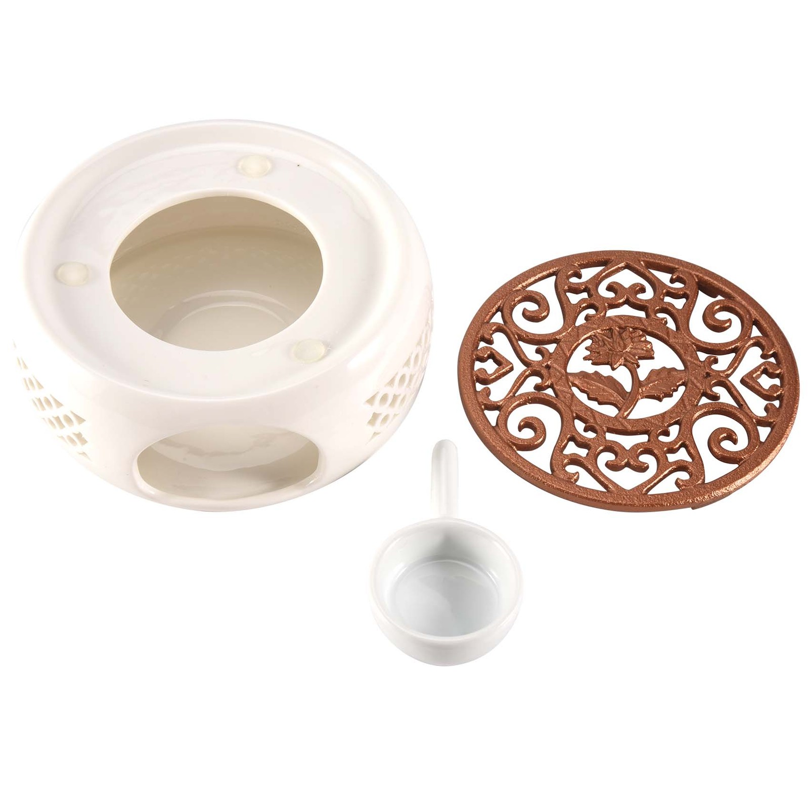 Ceramic Teapot Warmer Holder Base Tea Warmer Insulation Base Tea Coffee3770