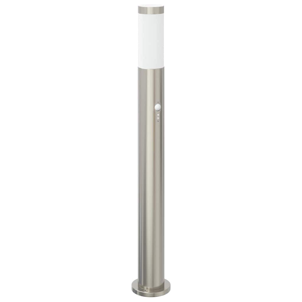 Bollard Light with PIR Sensor 80cm Stainless Steel IP44 Outdoor Garden vidaXL