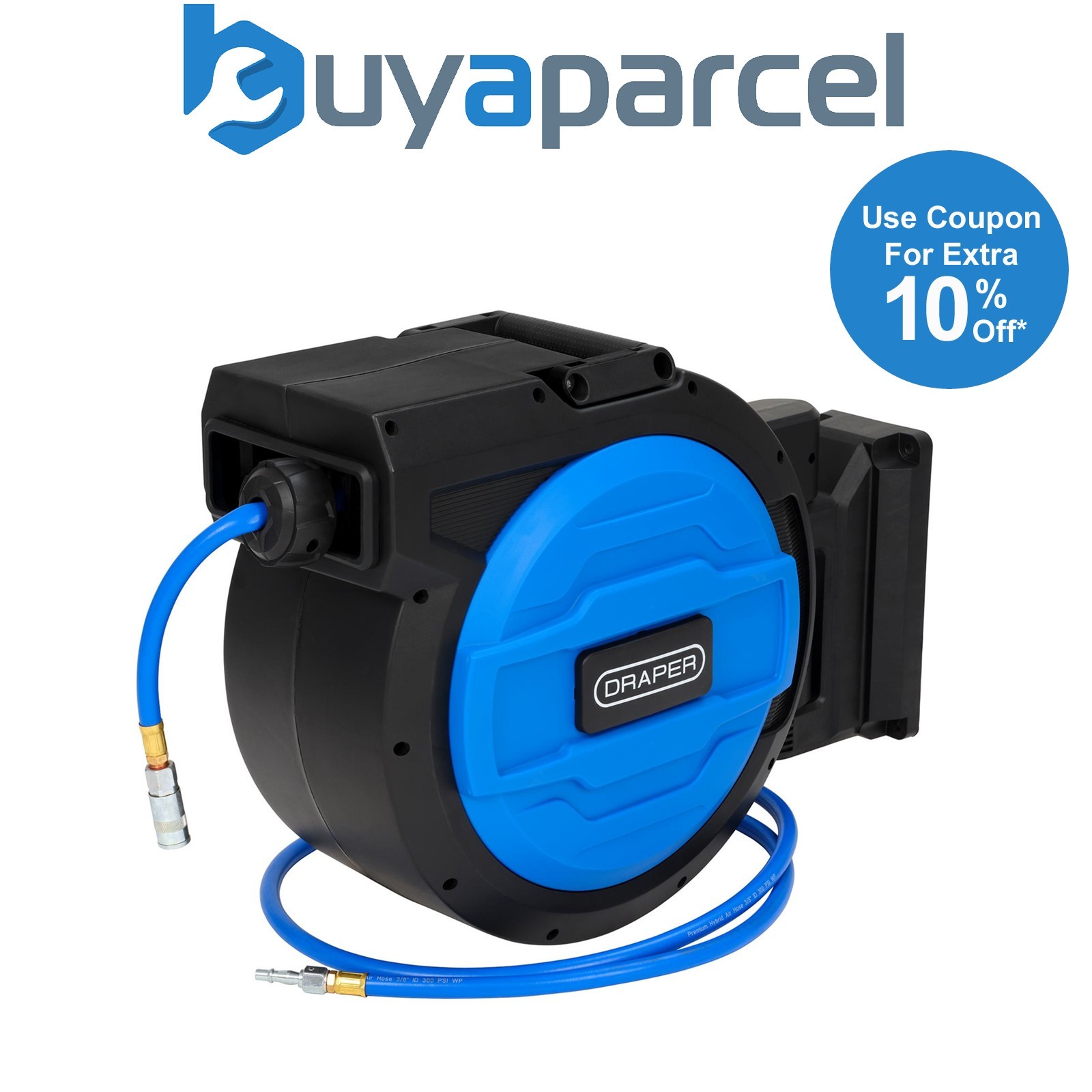 Draper 29675 Retractable Air Hose Reel, 20m