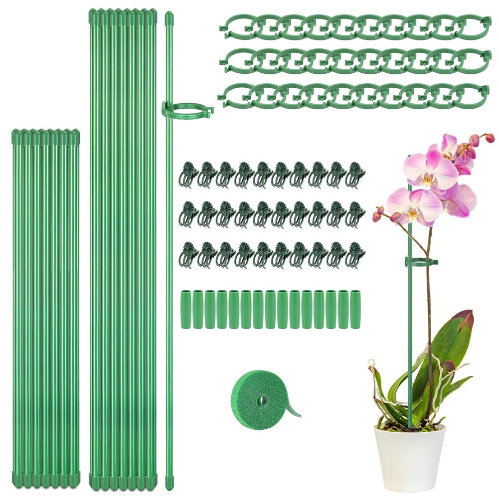 Plant Stakes Sets, Plant Sticks with Connect Pipe for Indoor and Outdoor3647