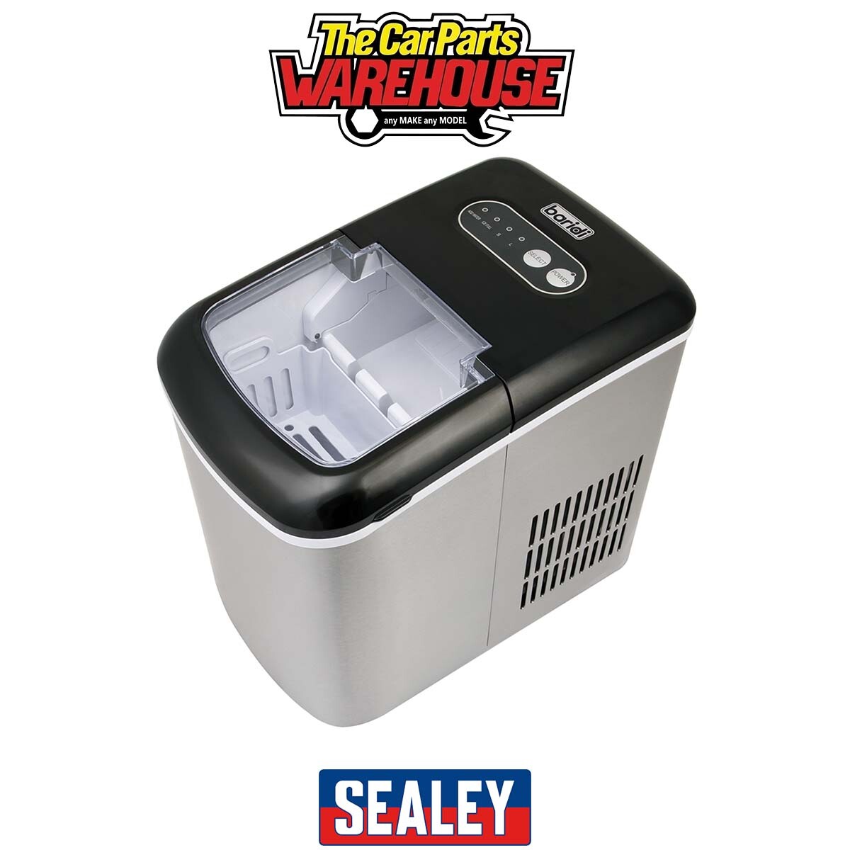 Sealey DH52 Baridi Ice Cube Maker with LED Display & 10 Minute Freeze