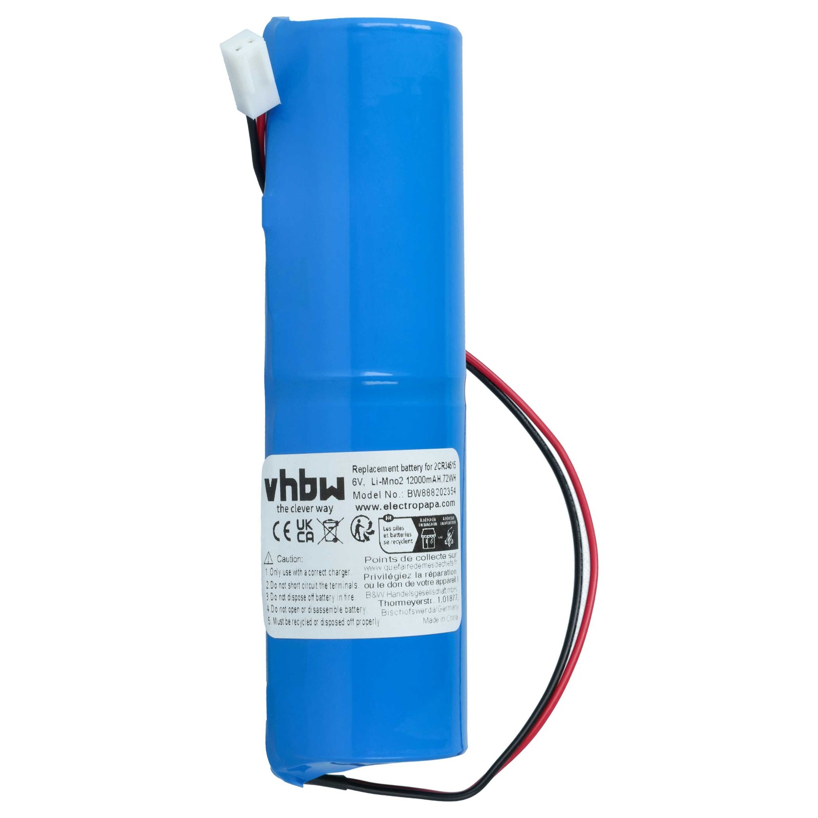 Battery for Jablotron JA-180A JA-80A 12000mAh