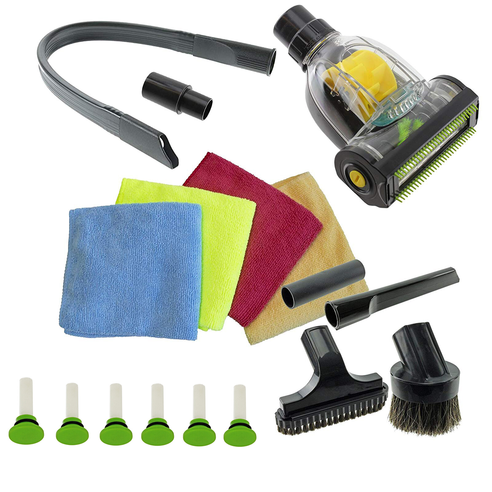 Car Valet Turbo Brush Crevice Upholstery Tool Kit for HENRY HETTY + 6 Fresheners