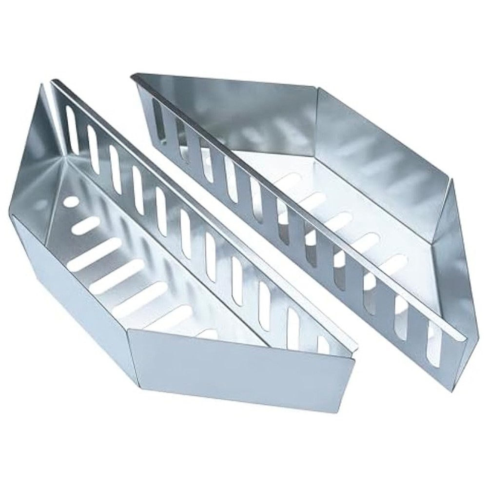 2Pcs Charcoal Basket BBQ Grill Basket Holders Grilling Accessories7990