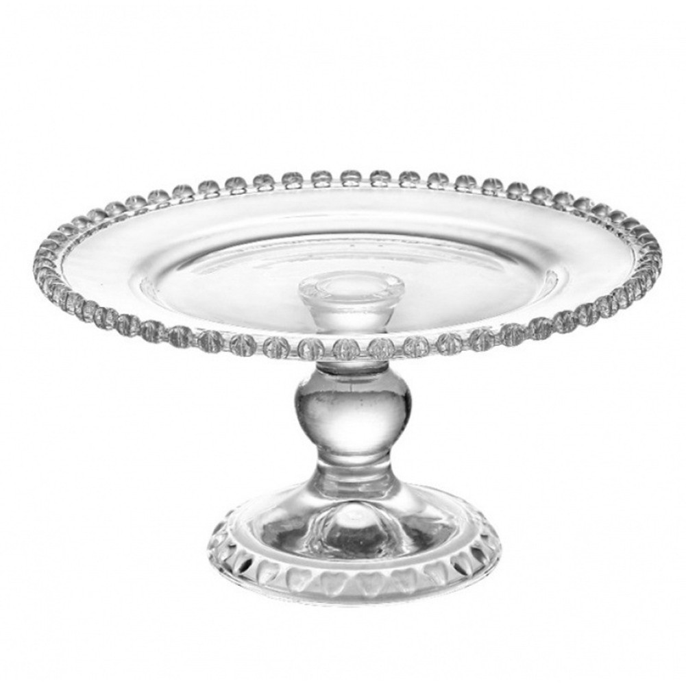 Delicate Cake Tableware Commercial Glass Afternoon Tea Treat Plate V2A61144