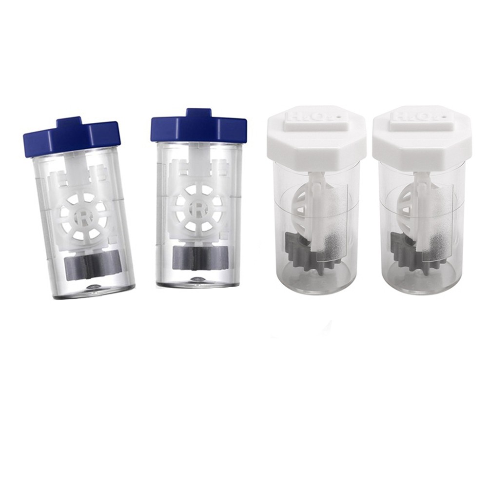 2X(4xContact Lens Cleaner Case Size Vented Universal Portable Travel Washer8516