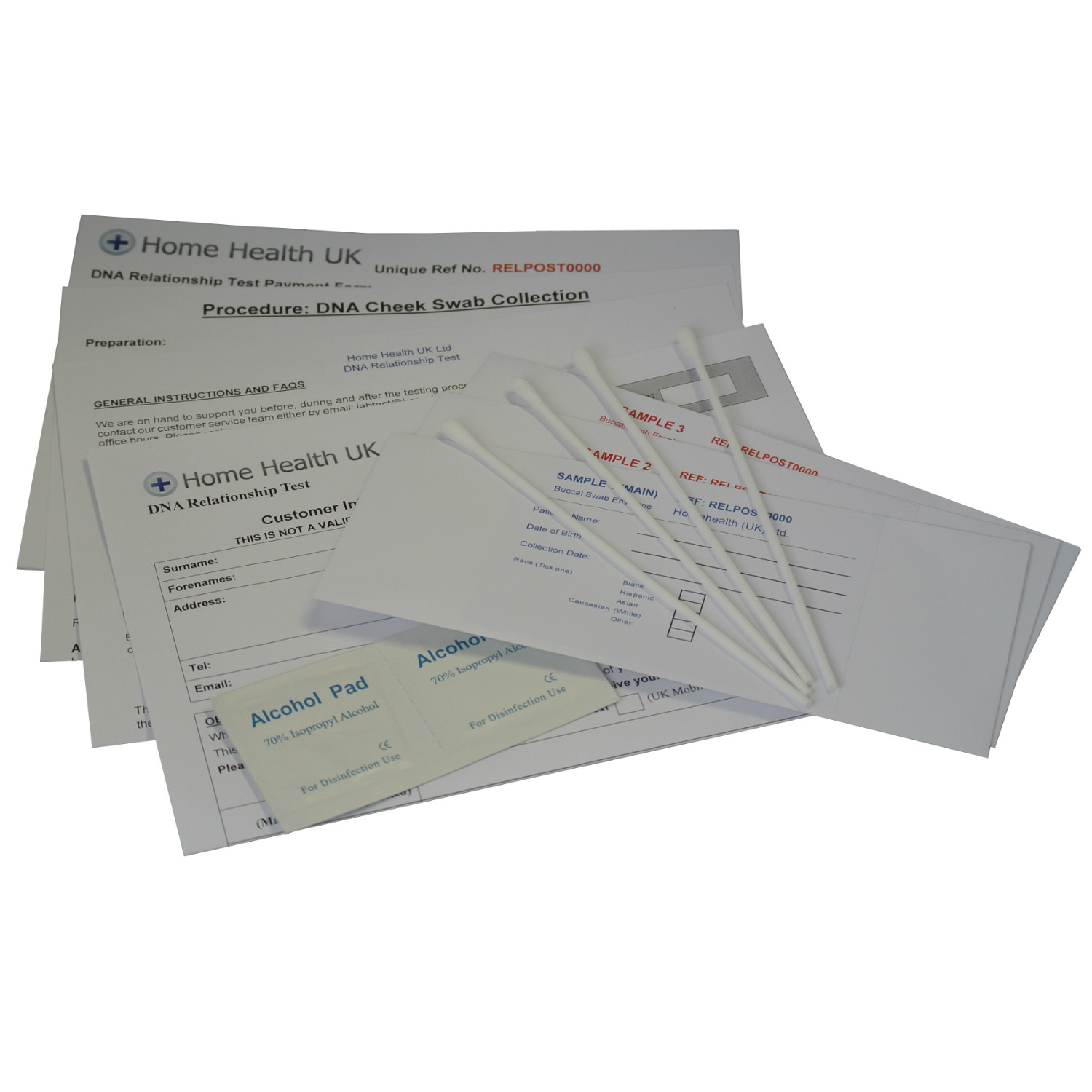 Express DNA Test Kit Paternity Lab Laboratory 99.9% Accuracy Father and Child