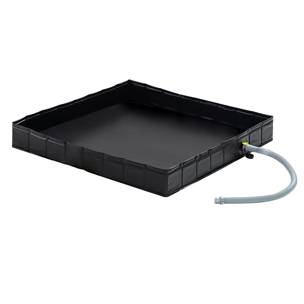 Portable Shower Pan, 41x41inch Foldable Shower Base & Basin Floor with9729