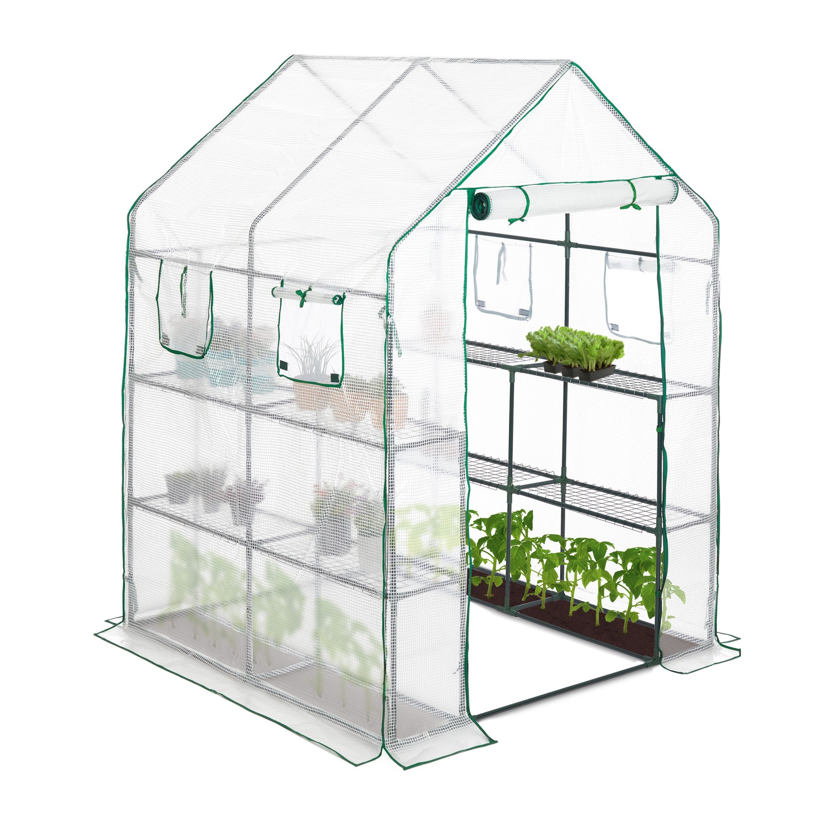 Greenhouse Tomato Growing Tent Foil Plant Shelter Outdoor Vegetable House