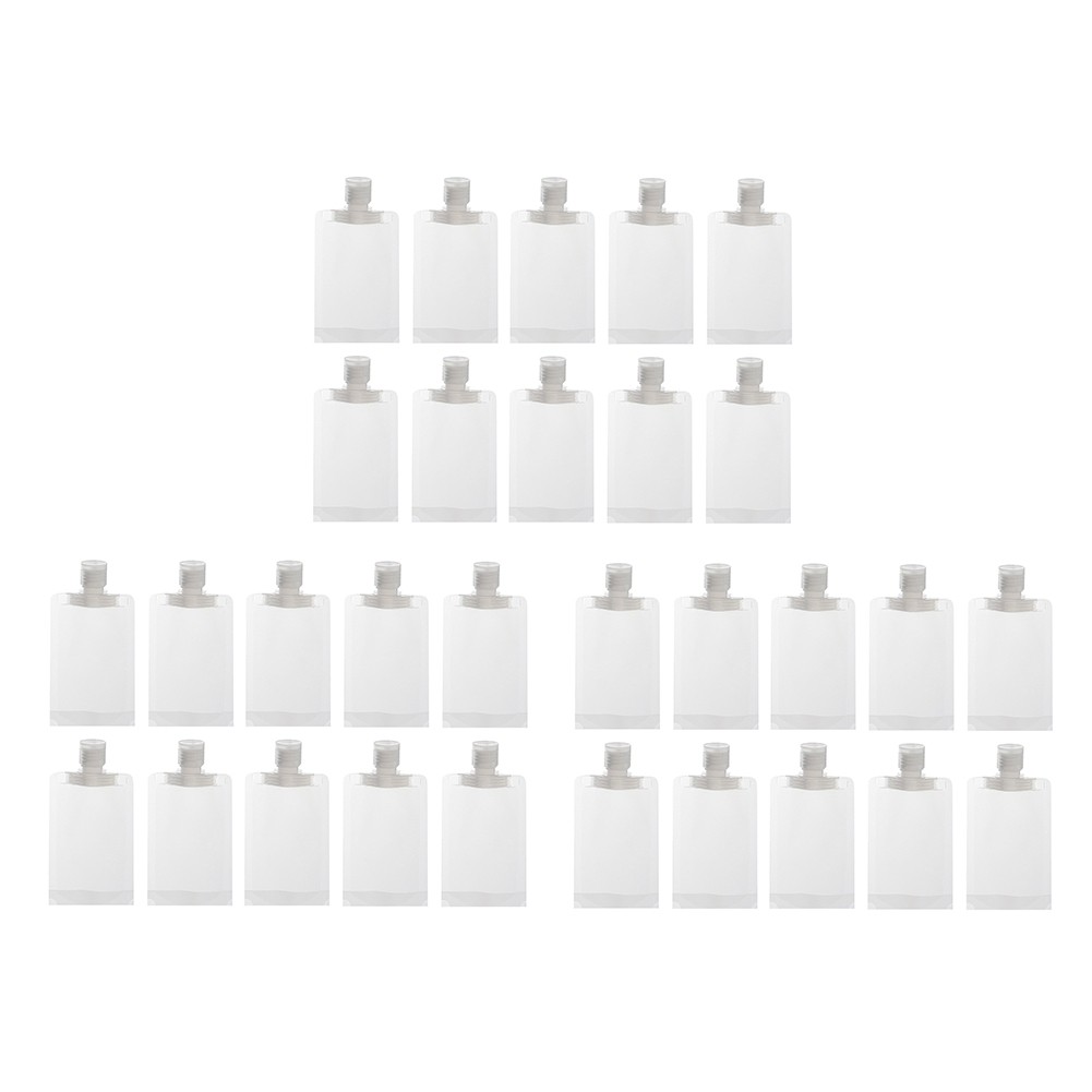 4X(Emulsion Subpackaging Bag Portable Sorting Bag Thickened Sealed Shampoo5019