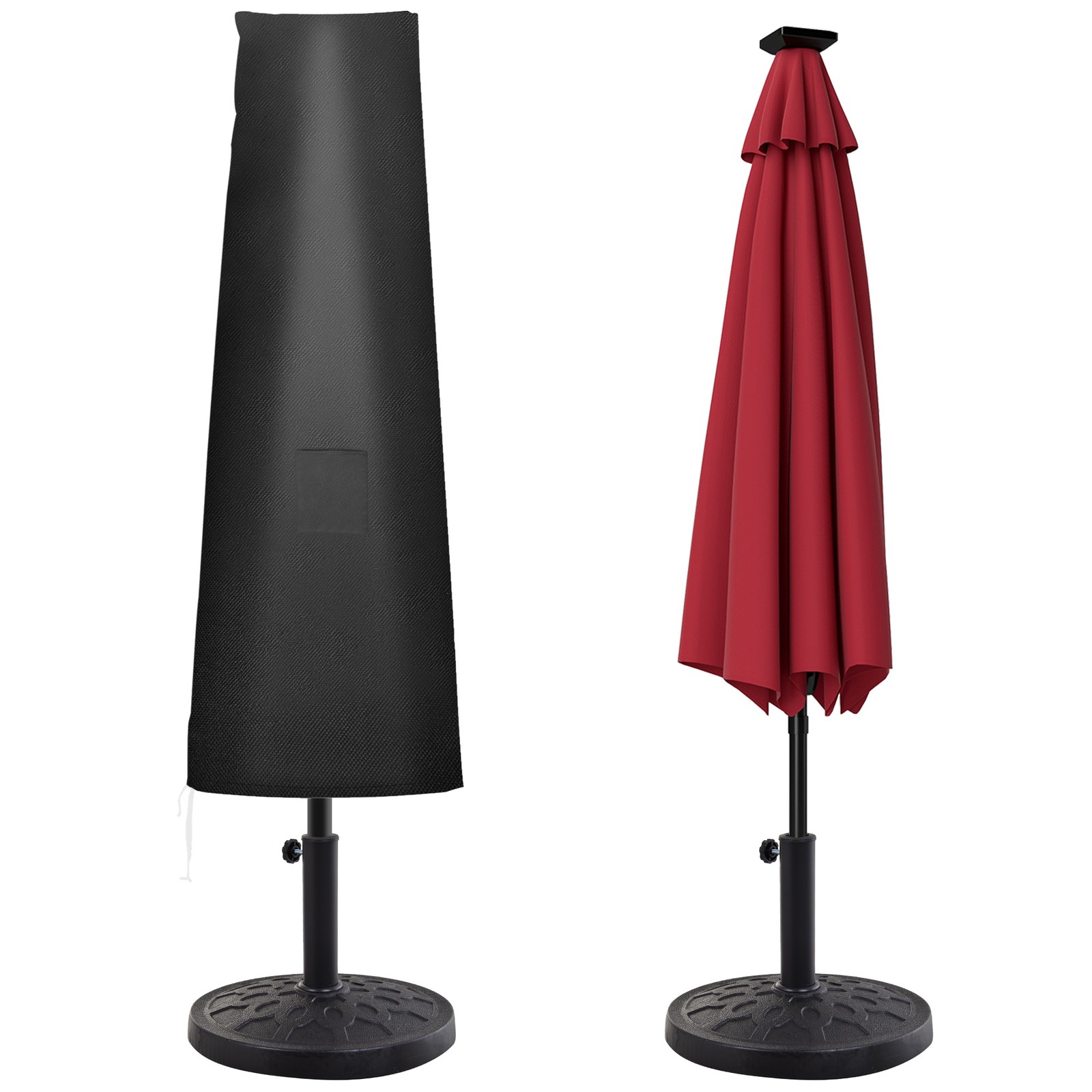 Outsunny Parasol Umbrella Cover Outdoor Protector Weatherproof Cantilever Garden