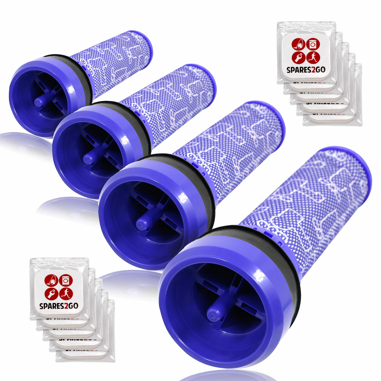 Pre Motor Stick Filter for DYSON DC28 DC37 DC39 DC39i DC53 Vacuum x 4 + Fresh