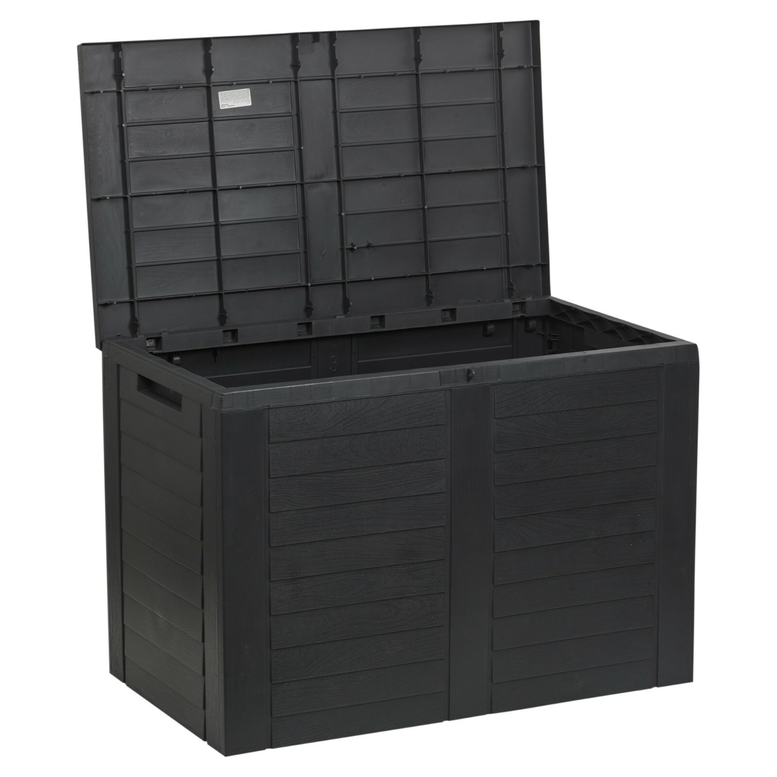 170 Litre Compact Plastic Outdoor Balcony Patio Garden Storage Box Chest Crate