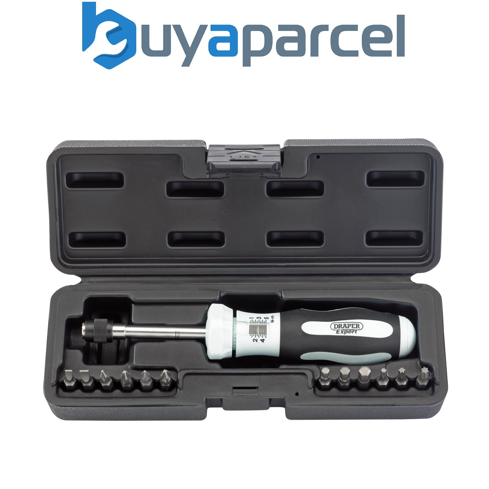 Draper 75170 Draper Expert Torque Screwdriver Kit, 1 - 5Nm